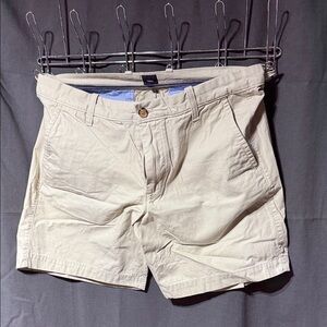 GAP Men's Beige Flat Front Shorts